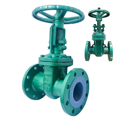 Handgeflanzte Gussstahl-PTFE-Gitterventile Z41F46-16C zur Wasserbehandlung