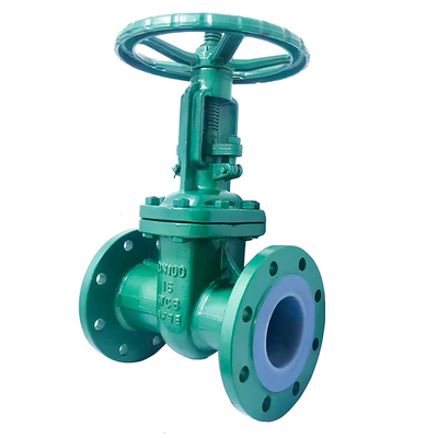Handgeflanzte Gussstahl-PTFE-Gitterventile Z41F46-16C zur Wasserbehandlung