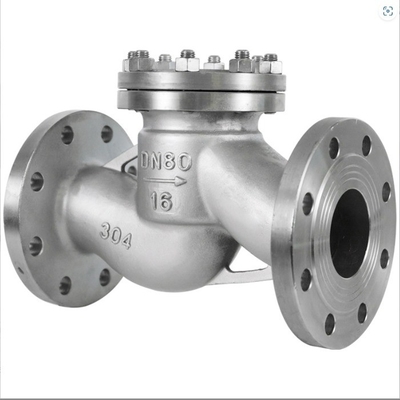 Wassermedium-Steuerung Struktur Edelstahl-Flangen-Scheckventil H41W-16P Direktversorgung