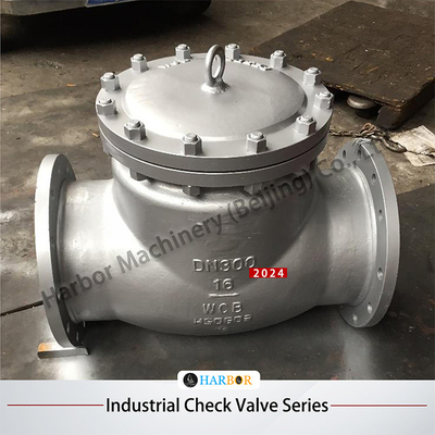 Edelstahl DN15-DN300 Wasser-Öl-Gas-Medium-Flangen-Swing-Checkventil H44H-150LB