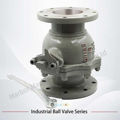 ISO-Standard Gussstahl-Hard-Seal-Handwerk Flanged Ballventil Q41H/Y-16/25C