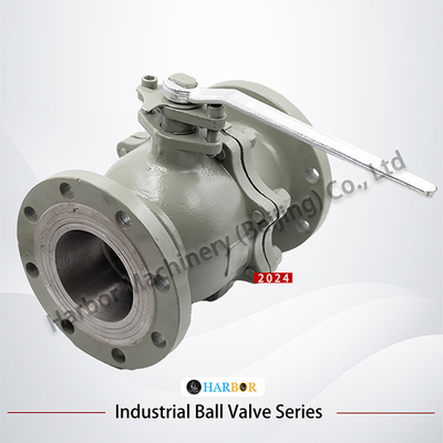 ISO-Standard Gussstahl-Hard-Seal-Handwerk Flanged Ballventil Q41H/Y-16/25C