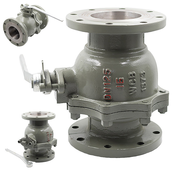 ISO-Standard Gussstahl-Hard-Seal-Handwerk Flanged Ballventil Q41H/Y-16/25C